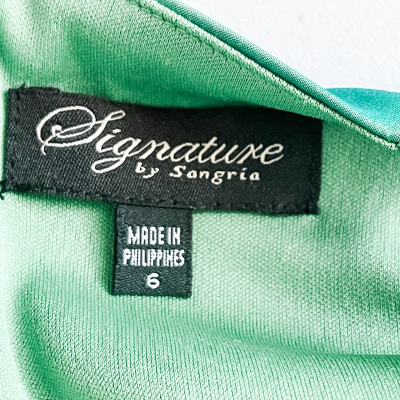 Sangria Sleeveless Midi Dress Green Size 6 - Picture 6 of 13